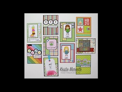 10 cards 1 kit | Scrapping for Less | March 2018