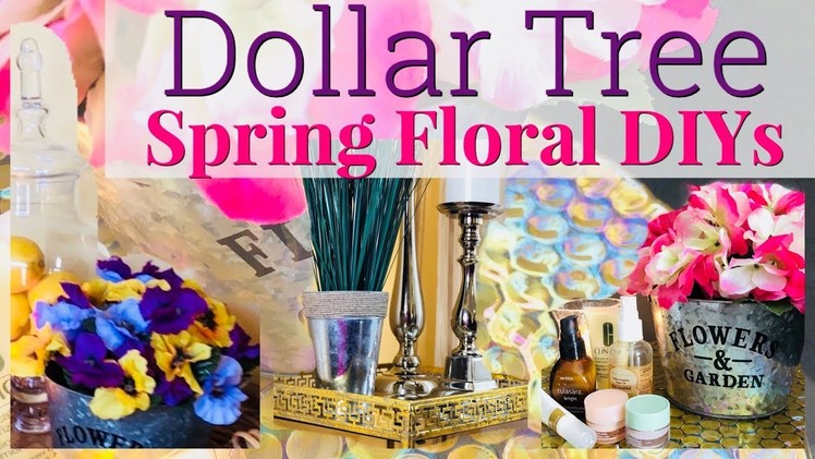 4 Dollar Tree Floral Arrangement Ideas | Budget Spring Decor