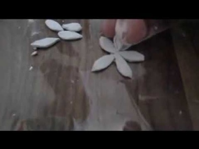 Air dry clay flowers for beginners