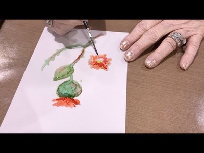 Alcohol Ink Painting with Sharen AK Harris - Creativation 2018