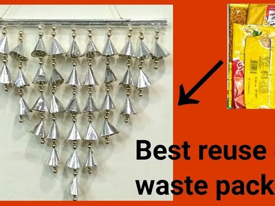 Best Reuse of Waste Packets || DIY Room Decor || DIY Wall Hanging ||