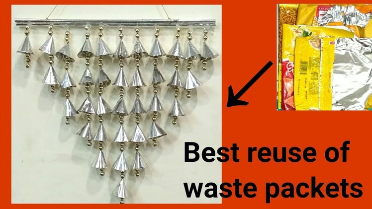Best Reuse of Waste Packets || DIY Room Decor || DIY Wall Hanging ||
