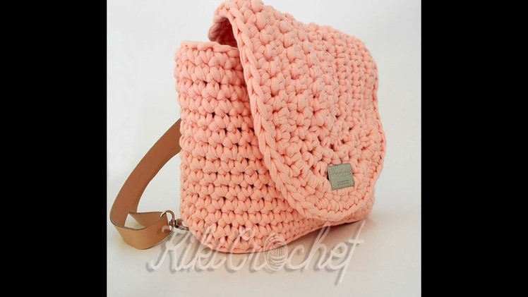 Crochet Summer Backpack with T Shirt Yarn