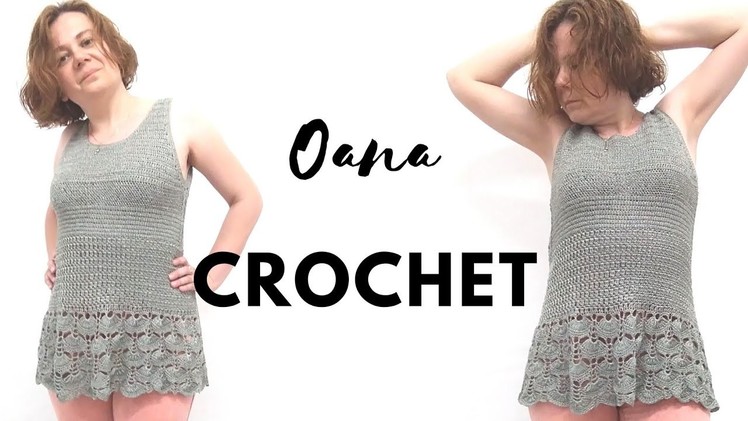 Crochet summer top first part by Oana