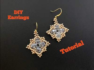 DIY Beaded Earrings For Begginers.You gonna love this Tutorial ????????