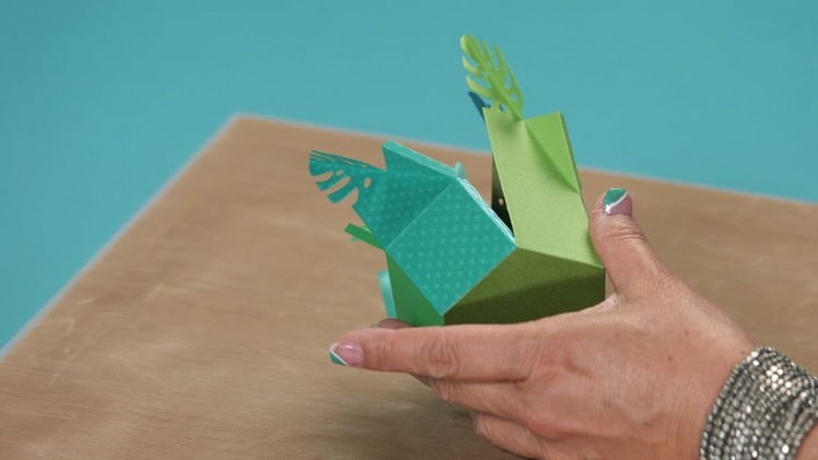 DIY Easy Tropical Party Favor Box | Sizzix
