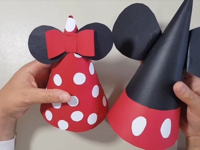 Easy Disney DIY Crafts: Mickey and Minnie hats