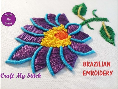 Hand Embroidery | Brazilian Embroidery Flower