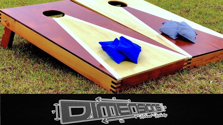 How To Make a Set of Cornhole Boards (Unique)