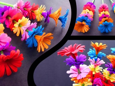 How to Make A Sticky Gift Flower | Easy Flowers Making | Handmade Gift Ideas : DIY Paper Crafts