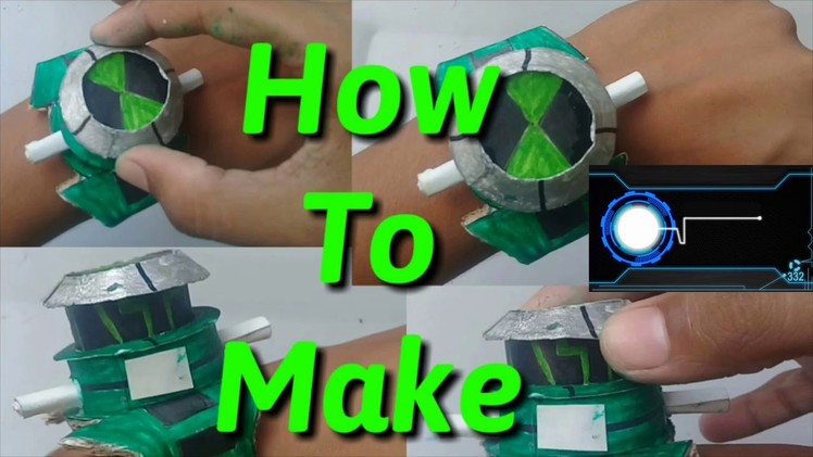 How to make Ben10 alien force Omnitrix with popup dial