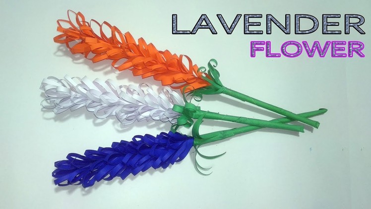How To Make "PAPER LAVENDER FLOWER" in EASY STEPS - Simple Origami Arts