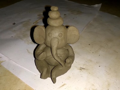 Make eco-friendly Ganesh idol using clay at home