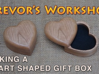 Making a heart shaped gift box