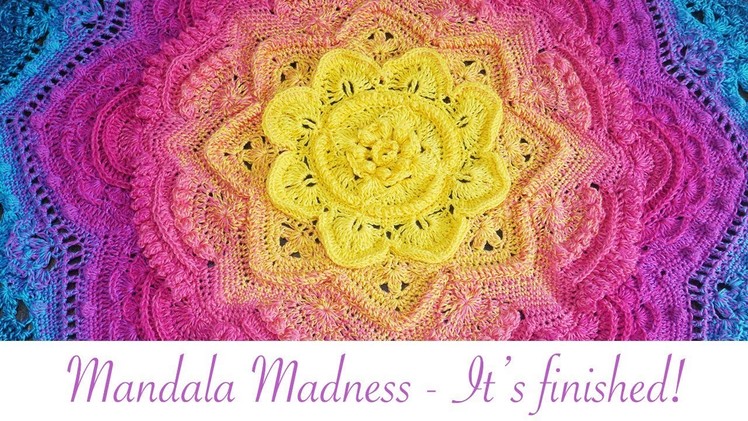 Mandala Madness - It's finished & Mounted!