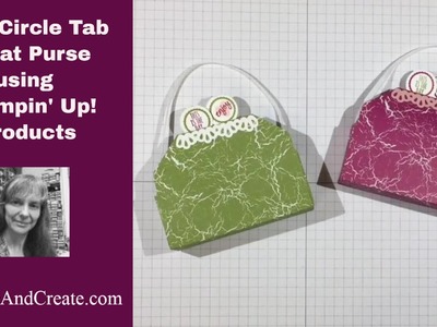 Mini Circle Tab Treat Purse using Stampin' Up! Supplies