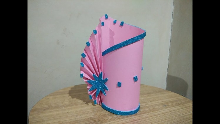 Paper Flower vase for Decoration.paper crafts.crafts ideas.DIY Paper Crafts.Kids Crafts.Art Gallery