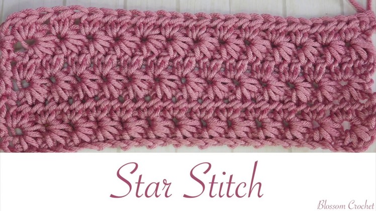 Simple Crochet: Star Stitch (Scarves, blankets etc)