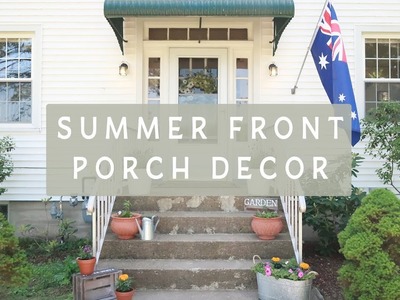 SUMMER FRONT PORCH DECOR | 2018 Outdoor DIY & Decor Challenge