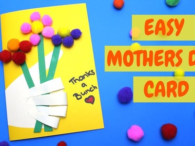 Thanks a Bunch Card | Easy Mothers Day Card for Kids