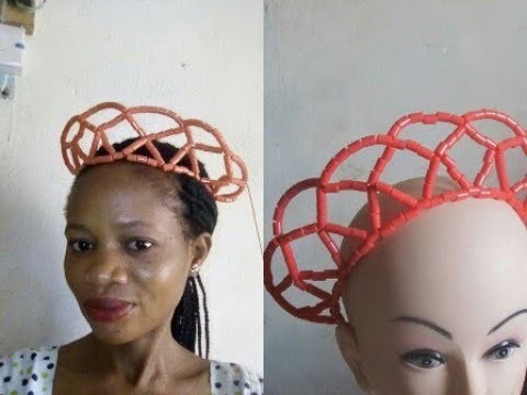 Tutorial on how to make this Edo beaded crown