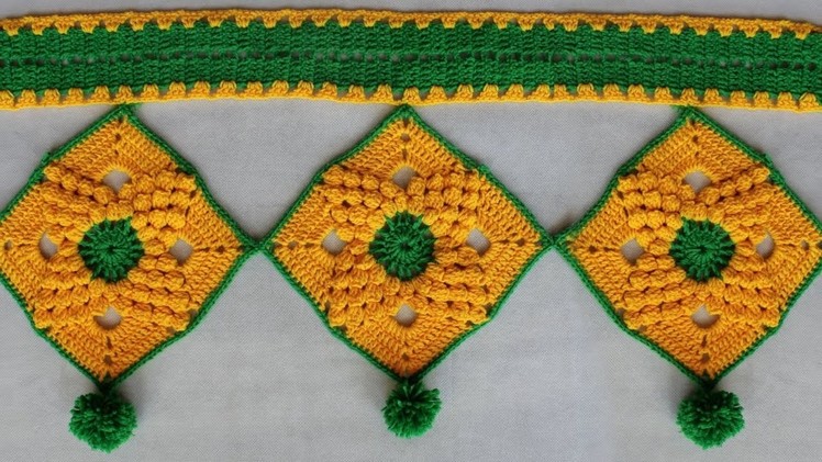 Amazing WOW !! Door Hanging Toran Making at Home | Woolen Toran New Design | Door Hanging Crochet