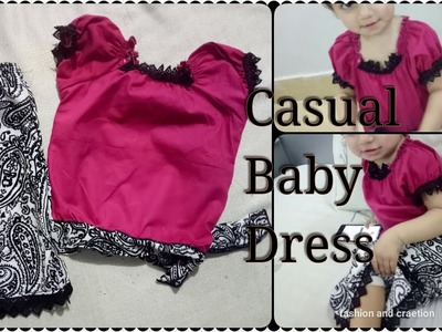 Beautiful Baby dress Cutting and Stitching kids outfit design for baby girl dress tutorial