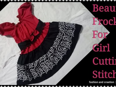 Beautiful Frock Baby Girl frock Cutting and Stitching best frock design for baby girl dress tutorial