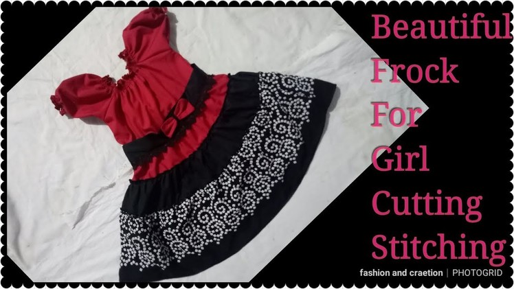 Beautiful Frock Baby Girl frock Cutting and Stitching best frock design for baby girl dress tutorial