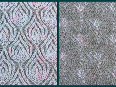 Brioche knitting *Waterdrop* knitting patterns