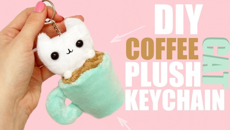 CAT IN A COFFEE CUP PLUSHIE