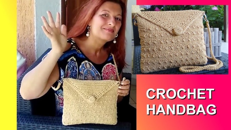 CROCHET CROSS BODY HAND BAG Shabby Chic Stitch TUTORIAL
