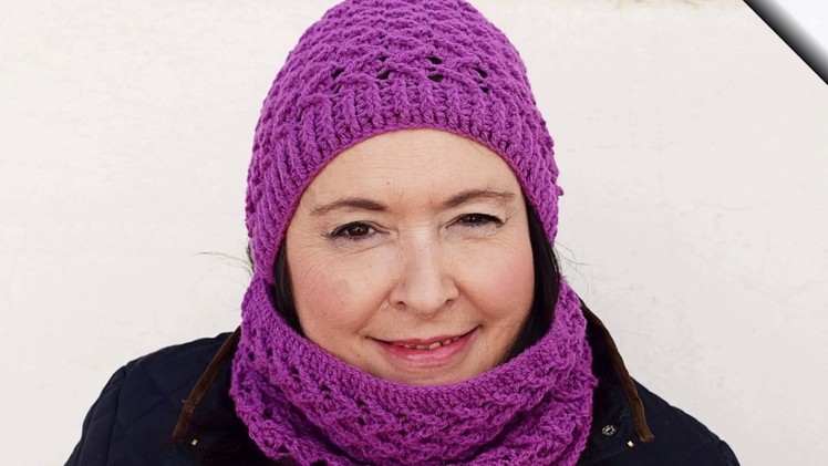Crochet hat and scarf very easy set DIY
