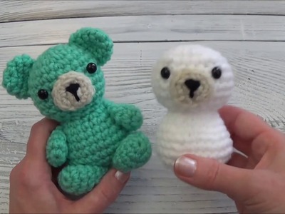 Crochet Your Own Mini Bear Part 2 Head and Body