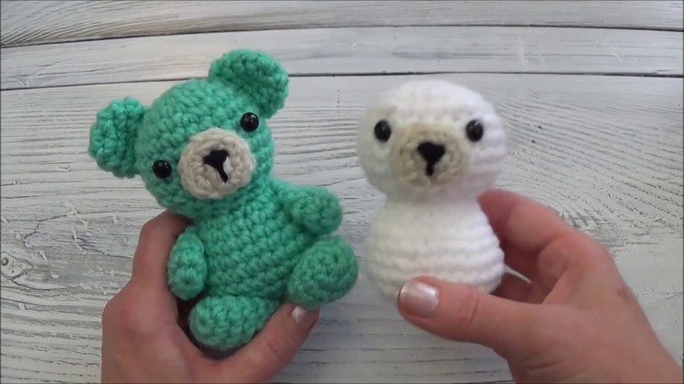 Crochet Your Own Mini Bear Part 2 Head and Body