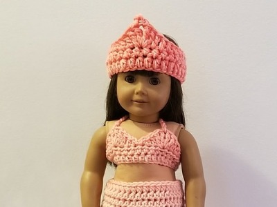 Crocheted American Girl Halter Top and Crown - Tutorial
