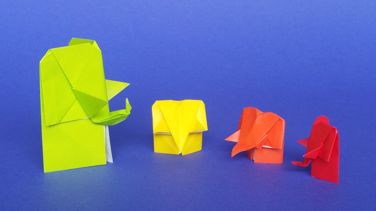 Cute Origami Elephant Tutorial