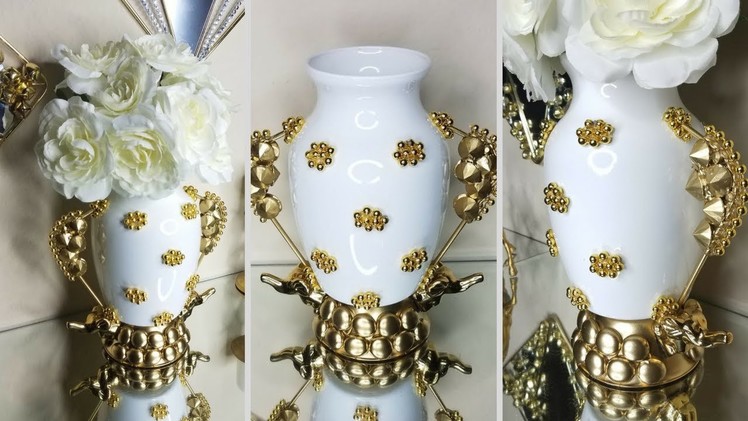 Diy Glam High End Elephant Vase! Simple, Quick and Inexpensive!