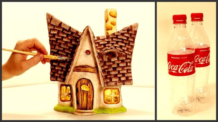 ❣DIY Little Fairy House Lamp Using Plastic Bottles❣