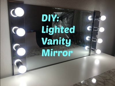 DIY: Vanity mirror with lights