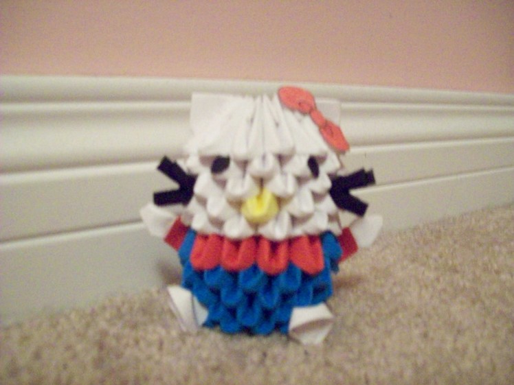 How to 3D Origami: Hello Kitty