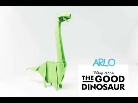 HOW TO FOLD ORIGAMI 'ARLO' INSPIRED FROM 'THE GOOD DINOSAUR' [NOT FOR BEGINNER]