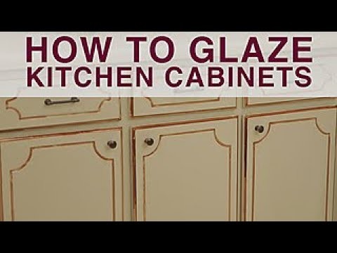 How to Glaze Kitchen Cabinets - DIY Network