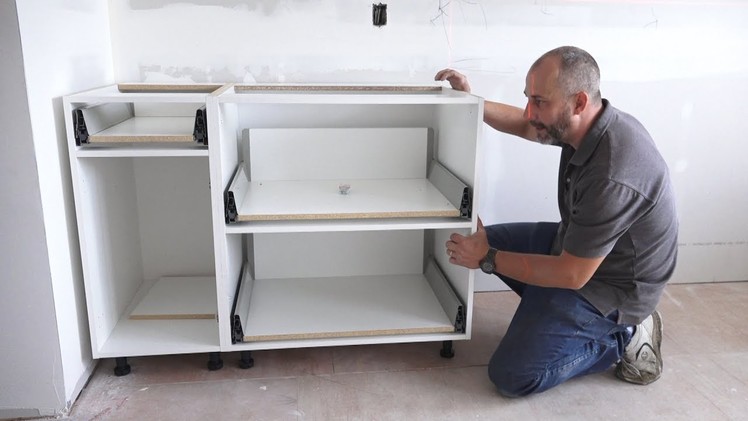 How to Install Base Kitchen Cabinets and save $1000's of dollars