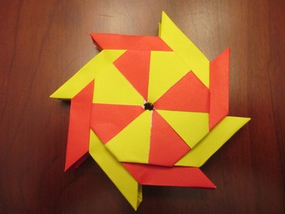 How to make a 3-D Origami Transforming Ninja Star