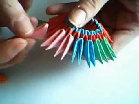 How to make a 3D origami star