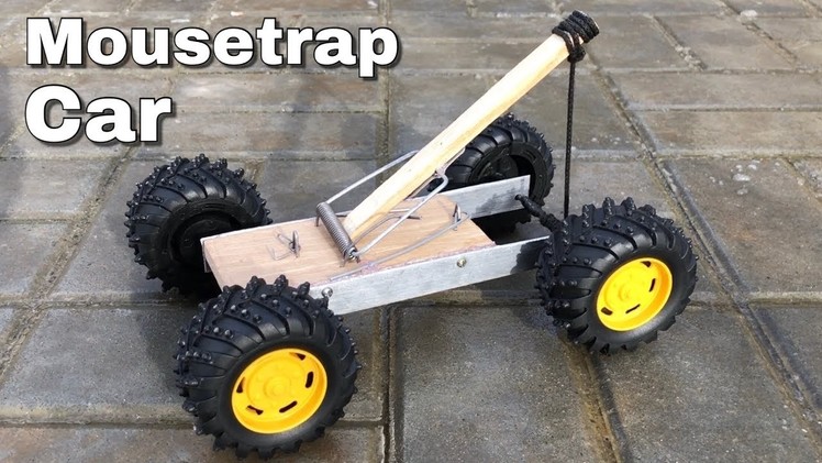 How to Make a Car from Mousetrap (Catapult Car)