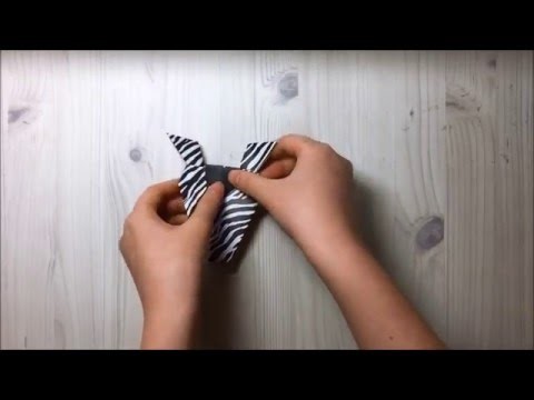 How to make a paper Zebra (얼룩말 접는 방법)
