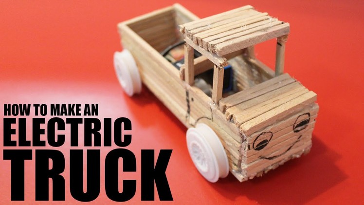 How to make a truck that moves - Making wooden toy trucks