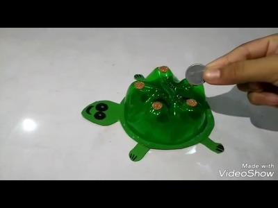How To Make a Turtle Money Box Out Of Plastic Bottle~(Recycling) By: Zohaa Naeem.